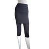 Amazon Transfronterizo 2024 Aliexpress Falda de 7 Puntos Falso Dos Piezas Alta Elasticidad Negro Pantalones Casuales para Mujer Shorts