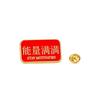Broche original de personagem de cabelo de dragão festivo de ano novo, broche de personagem chinês motivacional Fu, fivela de bolsa de estudante, fivela de borboleta, distintivo de agulha de formigamento