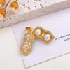 Colgante 2025 Varios Cacahuete Abriendo y Cerrando Accesorios de Collar para Mujeres Nicho Ins Joyería DIY de Gama Alta Accesorios Estilo Mejor Amiga
