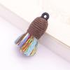 Acessórios Ultra-curtos Pulseira Pingente Colar Pingente Borla Estilo Étnico de Xizang Fio de Algodão Colorido Borla Curta