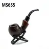 Cachimbo Feito à Mão Cachimbo de Madeira Maciça Cachimbo com Grão de Madeira de Urze Cachimbo com Filtro Estilo Antigo Retrô Bolsa para Tabaco Cachimbo Masculino Cachimbo