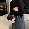 Bolso de Mano de Estilo Occidental Nicho para Mujer 2025 Nuevo Bolso Bowling Moderno Combinable Bolso Bandolera Moderno de Alta Textura