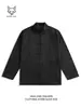 Chaqueta de Traje Nueva Estilo Chino con Cuello Mao Elegante y Atractiva para Estudiantes 2026 Primavera y Otoño Traje Zhongshan Negro de Alta Gama para Hombres