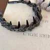 Diadema de Malla Estampado Leopardo de Alta Gama para Mujer, Estilo Blogger, Elegante con Dientes, Diadema Antideslizante, Diadema de Alta Presión Craneal