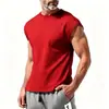 Marca Independiente Verano 2026 Nuevo Top Deportivo Casual de Color Sólido Estilo Americano para Hombre, Fitness, Venta al por Mayor