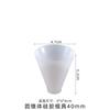 Molde de gota de cristal DIY molde de cono pirámide cono triangular cono redondo Molde de silicona Torre de Energía