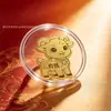 Pegatinas para Teléfono de Oro Puro 999 del Año de la Oveja, Pequeñas Pegatinas de Pan de Oro, Productos de Atracción para Transmisiones en Vivo de Tienda, Regalos de Fábrica