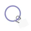 Nuevo Llavero de Pulsera Redonda de Silicona con Forma de Corazón Correa de Muñeca Portátil Anti-Caída y Anti-Pérdida para Teléfono Móvil
