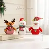 Decoraciones Navideñas Tela Tejida Muñeco Viejo Muñeco de Nieve Colgante Muñeca Colgante de Regalo Accesorios para Árbol de Navidad Venta al por Mayor