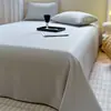 Juego de Sábana Individual de Color Sólido Lyocell Tencel de Verano Clase A, Estilo Nuevo, Juego de Ropa de Cama Refrigerante de Seda de Hielo con Funda de Almohada, Juego de Tres Piezas