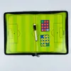 Venta de fábrica pizarra táctica 2.5 plegable fútbol enseñanza táctica esta baloncesto bolsa con cremallera aleación de aluminio entrenador este con magnético
