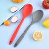 Colher de Silicone Grande, Silicone Peça Única Tudo-Incluso, Colher de Sopa de Silicone Maior, Colher de Silicone, Ferramenta Suplemento Alimentar Infantil