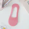 Calcetines verano niñas mujeres japonesas son invisibles calcetines tobilleros antideslizantes calcetines rosas lindos algodón calcetines de boca baja finos
