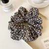 Atmosfera francesa elástico de cabelo pequeno floral macio para mulheres novo requintado moderno corda de cabelo para rabo de cavalo coque acessórios de cabelo
