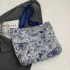 Bolso de Hombro Grande de Lona con Lazo para Mujer 2026 Nuevo Bolso Versátil de Lona para Compras y Uso Diario