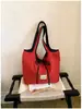 Bolsa de Lona para Mujer, Gran Capacidad, Nueva Versátil Bolso de Hombro Otoño e Invierno 2025, Bolso Tote Casual para Estudiante Universitaria, Viaje Diario