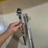 Llave de carraca con cola puntiaguda, tubo de encaje rápido, carraca de doble cabeza, llave multifuncional semiautomática para carpintería y construcción