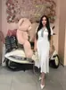 AliExpress explosiones al por mayor francés elegante 20225 primavera nuevo moda simple Mezcla de mezclilla y tejido vestido mujer