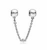 Cadena de Múltiples Manos Pan Cobre Blanco S925 Corazón Eterno Relieve Corazón Zouju Color Claro Cadena de Seguridad Multicolor con Perlas para Mujer