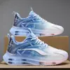 Sapatos masculinos de sola de gelo verão com mais veludo para jovens tênis de corrida masculino outono malha respirável amortecimento de absorção de choque sapatos esportivos
