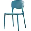 Sillas de plástico huecas, engrosadas para uso adulto, con respaldo, sillas de comedor, apilables, sillas de ocio estilo nórdico, disponibles para venta al por mayor