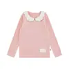 Camisa base gola polo infantil Wulibu Yi 2026 novo modelo camiseta manga longa infantil roupas de outono quentes tendência