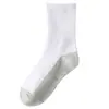 Calcetines blancos para niños y niñas, de caña media, para primavera, otoño e invierno, calcetines deportivos para niños grandes y estudiantes de primaria, para niños medianos, calcetines de estudiante resistentes a la suciedad