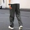 Comercio Exterior Transfronterizo Moda Masculina Moderna Versátiles Elegantes Estilo Americano Atractivos Rectos Holgados Pantalones Casuales Venta al por Mayor en Stock