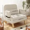 Sofá-Cama Dobrável Individual ou para Várias Pessoas Tecido Removível e Lavável Apartamento Pequeno Quarto Sala de Estar Sofá Preguiçoso Sofá Multifuncional