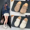 Nuevos Zapatos Mula Perezosos para Primavera/Verano, sin Cordones, Suela Suave, Zapatos Birkenstock para Uso en Exteriores con Faldas, Zapatillas de Media Caña Cerradas para Mujer