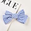 Celebridad de Internet Pinza de Resorte para Cola de Caballo Larga Clip de Primavera Corea del Sur Lazo Rayado Pasador de Peluche Clip para Niña Accesorios para el Cabello Clip para Cola de Caballo