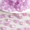 Coração de Açúcar Estilo Chinês Glitter Fino Contas de Corte Octogonal Contas Cilíndricas com Furo Reto Contas Grossas Coloridas para Doces DIY Feito à Mão para Acessórios de Colar e Pulseira
