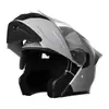 Anuncio Casco de Motocicleta para Hombre y Mujer Luz Trasera LED para Motocicleta Casco Integral para Todas las Estaciones Casco Abierto Certificado 3C/Dot