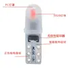 Luz T5 para panel de instrumentos de coche 3014 2SMD atenuación continua luz ambiental del tablero luz de ambiente interior bombilla pequeña de 12V
