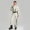 Traje de Esquí de Invierno para Mujer, de una Pieza Ajustado, Elástico, Cortavientos e Impermeable, Traje de Esquí de Dos Piezas Dividido