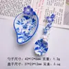 Plato de Flor de Dibujos Animados Cuchara Pegamento de Crema DIY Funda de Teléfono Móvil Pasador Diadema Flor para Zapatos Colgante Adorno Creativo Resina