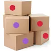 Etiquetas Redondas de Puntos Brillantes Amazon Transfronterizas Pegatinas de Identificación Redondas Sellos Adhesivos de Clasificación Amazon Fba