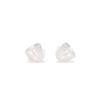 (Un solo disparo no se envía) Diez orejeras transparentes tipo bala accesorios de joyería para orejeras tapón de goma para oreja