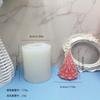Molde de silicona para árbol de Navidad geométrico DIY árbol de Navidad casero vela aromaterapia piedra aromática decoración de escritorio molde de silicona