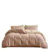 Conjunto de cama de alta qualidade de 100S 100% algodão, espessado, escovado, de quatro peças para outono e inverno, com lençóis quentes de algodão puro, capa de edredom e lençol com elástico, atendendo aos padrões de segurança Classe A para mães e bebês