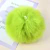 Pelota de Pelo de Conejo Rex de Imitación Colorida Boca de Salchicha Colgante Llavero de Dibujos Animados Creativo Accesorios para Bolsos Colgante Pequeño Accesorios de Joyería