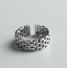 Anillo Plateado Chiba para Hombre Anillo Único Moderno Personalizado Simple Hip-hop ins para Hombre Moderno para Hombre y Mujer Estudiantes Anillo de Cola