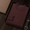 Suéter de cuello alto medio de cachemira para hombre, integrado sin costuras, otoño e invierno, suéter de punto para hombre, talla grande, suéter de lana, suéter básico