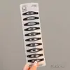 Presilha de Cabelo Minimalista Preta Fosca para Mulheres, Ferramenta para Arrumar o Cabelo na Parte de Trás da Cabeça, Presilha para Franja Lateral, Presilha Bb, Acessório de Cabelo, Grampo