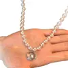 Collar de Perlas Colgante de Gato Dulce Único Versátil Temperamento de Princesa Fugitiva Cadena de Clavícula de Gama Alta Gargantilla de Lujo Ligero