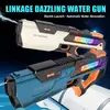 Juguete de Agua Transfronterizo Eléctrico para Jugar con Agua Pistola de Agua de Explosión Totalmente Automática Alta Presión Potente Pistola de Agua de Pulso para Jugar en Verano
