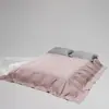 Lençol de Cama de Algodão de Fibra Longa de Alta Densidade Estilo Hotel, Peça Única, 100% Algodão Puro, Lençol de Cetim para Dormir Nu, Lençol de Elástico para Cama de Solteiro