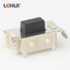 Botón lateral HuiSide 3*6*3.5A-5A Interruptor táctil, Inserción superior, Montaje inferior, Interruptor de botón con soporte de montaje completo