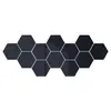 Comercio Exterior Más Vendido Pegatinas de Espejo Hexagonales Acrílicas Pegatinas de Pared Estéreo Pegatinas de Pared Estéreo para Sala de Estar Entrada de Esquina Personalizable