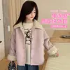 Abrigo de invierno para niñas YOJIA 2026 nuevo y elegante de forro polar ropa infantil abrigada de invierno para niños